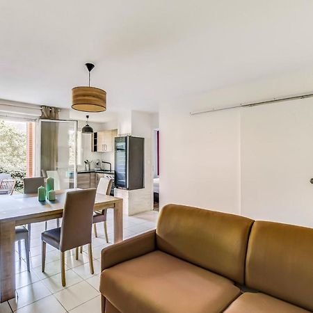 T2 Jardinet Avec Piscine, Parking Et Tennis Toulouse Exterior foto